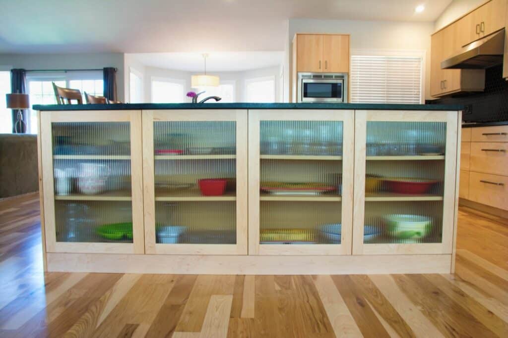 glass cabinet kitchen remodel ideas