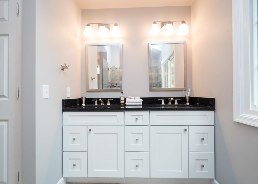 standard bathroom vanity height